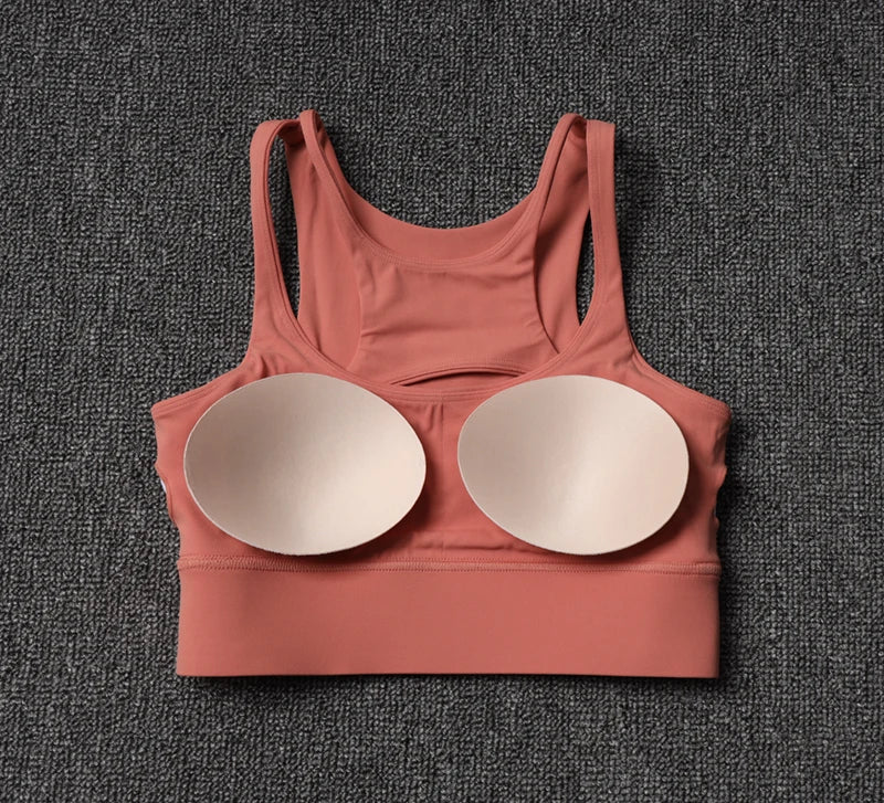 Women's Elastic Gym Sports Bra