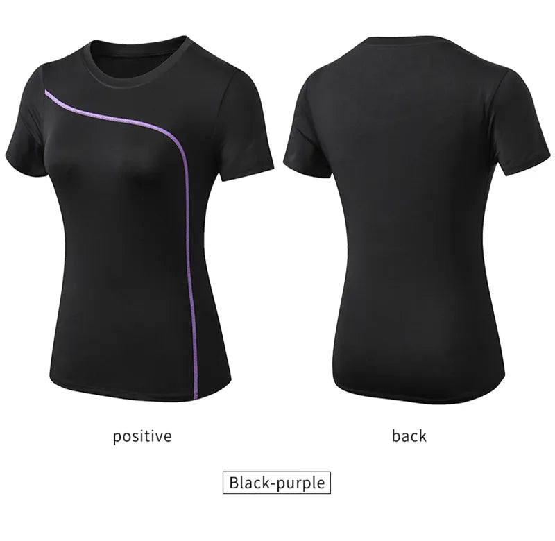 Slim Fit Female Gym Shirt