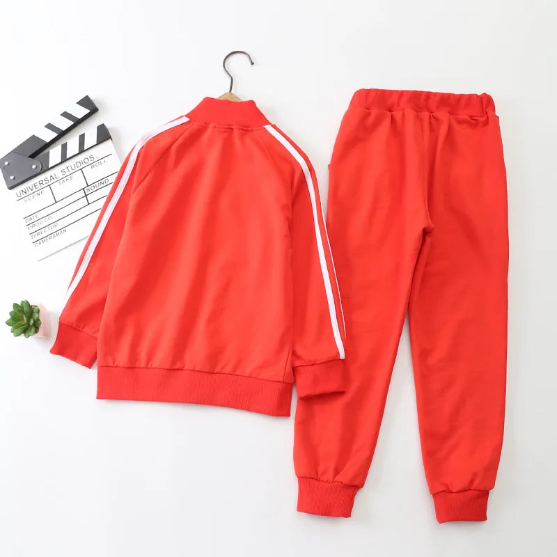 Kids Casual Zipper jumper+ Pant Tracksuit