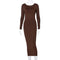 Ladies Long Sleeve Bodycon Dress