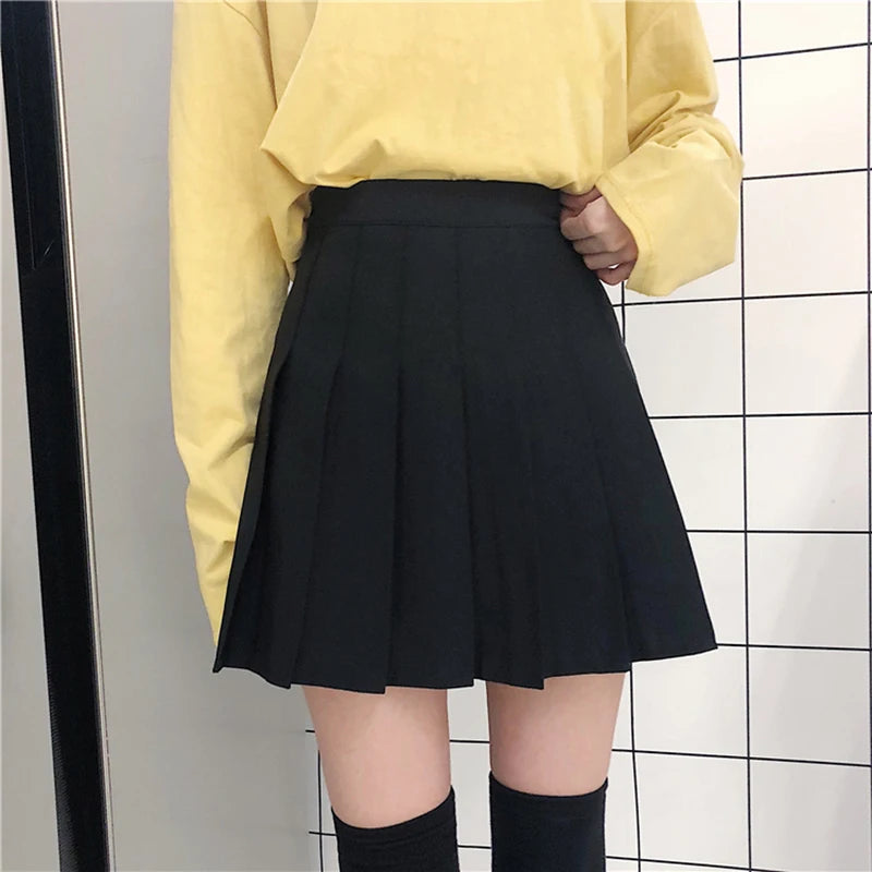 Summer High Waist A-Line Skirt