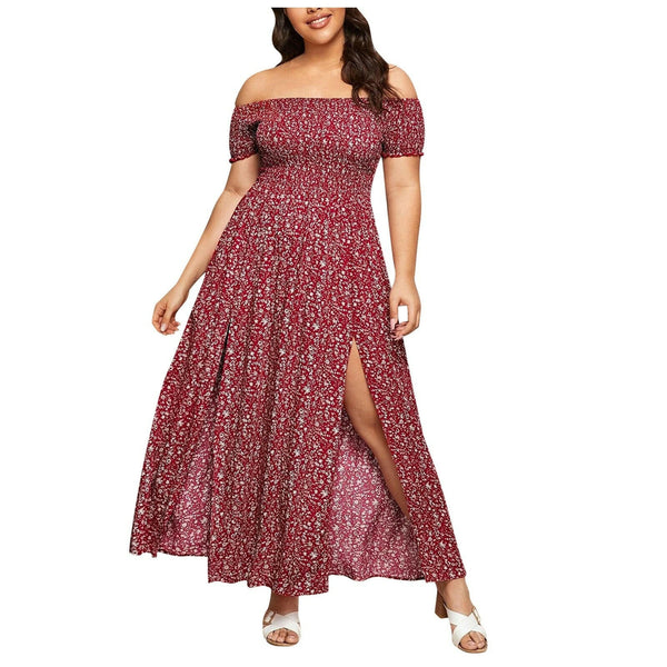 Women’s Off Shoulder Maxi Sun Dress