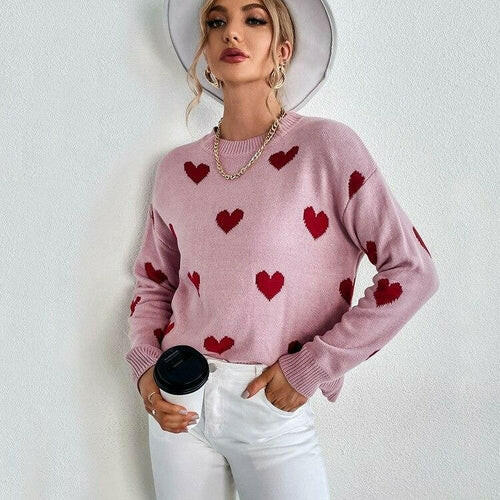 Ladies vintage Sweater and pullovers for women 2021 autumn new coat
