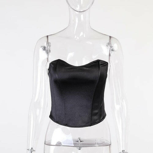 Women Tube Cropped Top