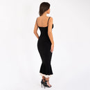 Women's Suspenders Temperament Maxi Dress