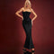 Women’s Strapless Velvet Dress