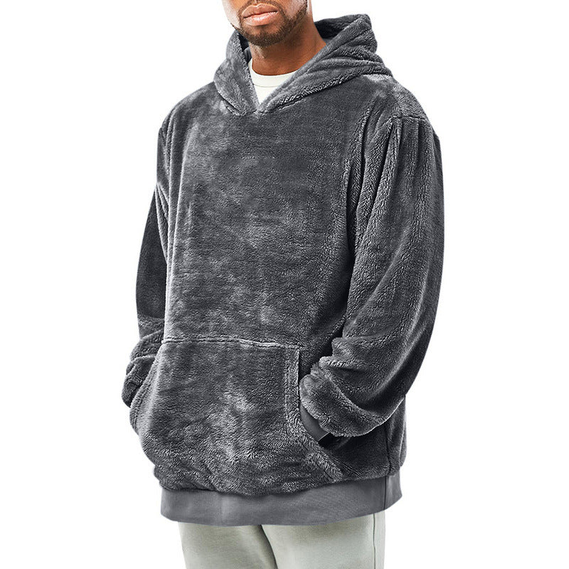 Men's Double-sided Fleece Winter Pullover Sweater