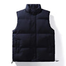 Men' Sleeveless Vest Jackets Winter Fashion Male Cotton-Padded Vests Coats Men Warm Waistcoats Clothing 5XL