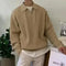 Men's Collared Zip Sweater