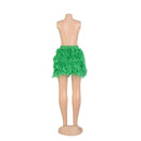 Women's Elastic Waist Fluffy Skirt