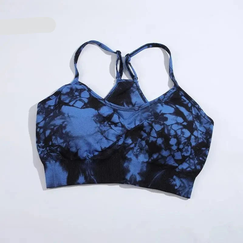 Tie Dye Sports Bra for Women