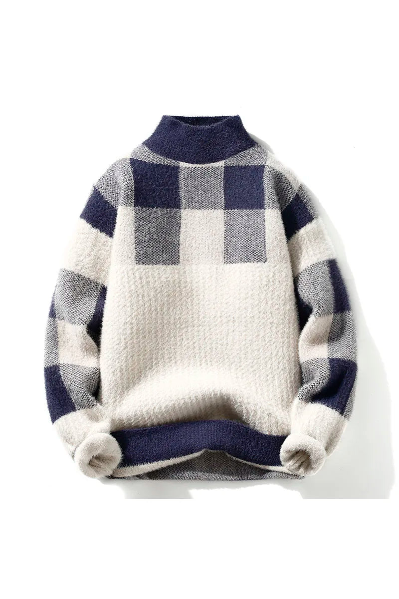 Men's Knitted Turtleneck Sweater
