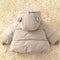 Kids Thickened Solid Color Cotton Down Jacket