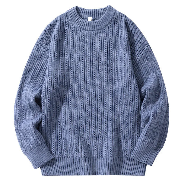 Men's Knit Pullover Crew Neck Sweater