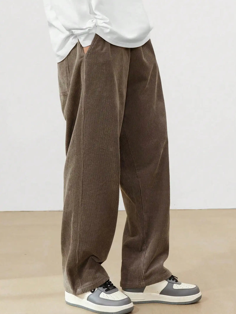 Men's Slant Pocket Corduroy Pants