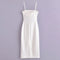 Women's White Slip Maxi Dress