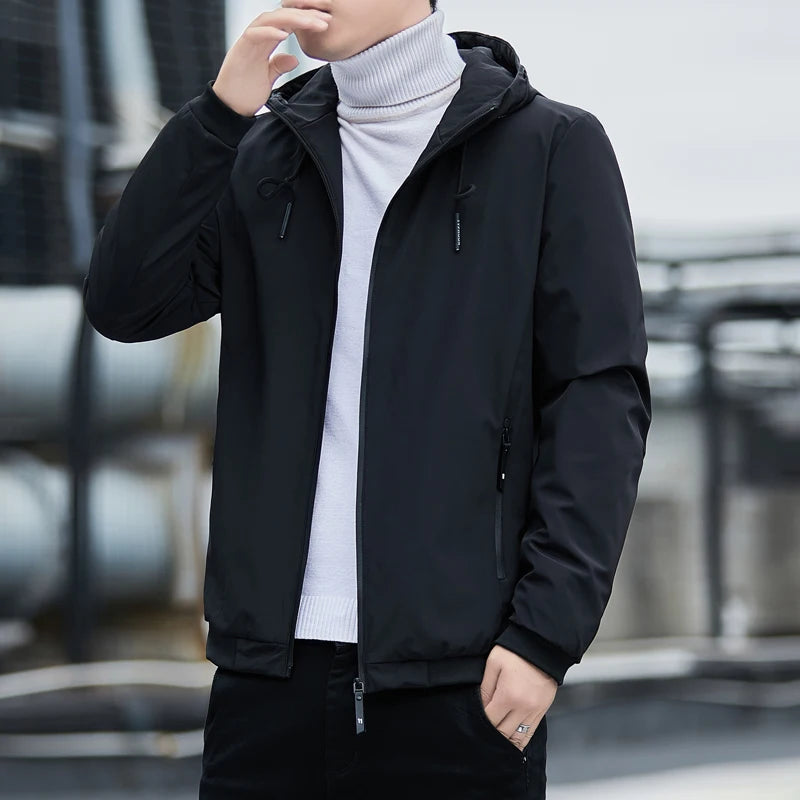 Men's Spring Autumn Hooded Jackets