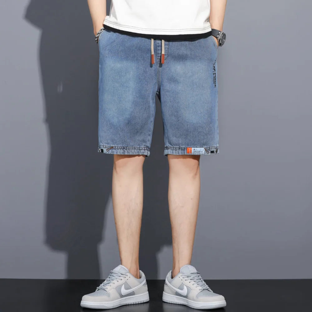 Men's Denim Loose Shorts