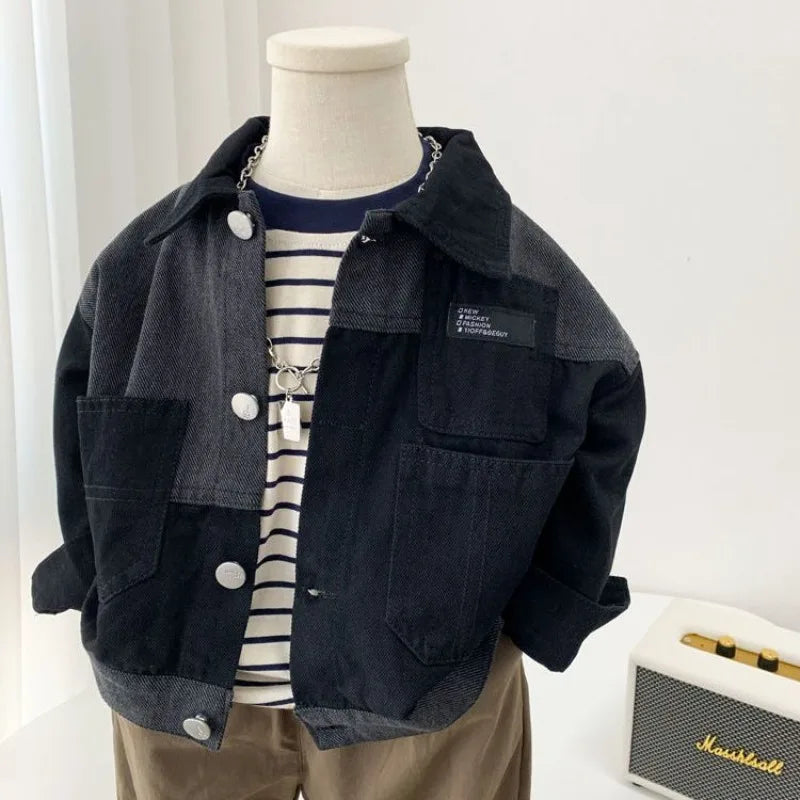 Kids Denim Toddler Casual Jacket