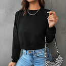 Women's Crewneck Cropped Sweatshirt