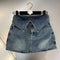 Women’s High Waist Denim Mini Skirt