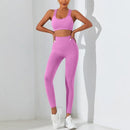 Women’s Seamless Leggings and Sports Bra