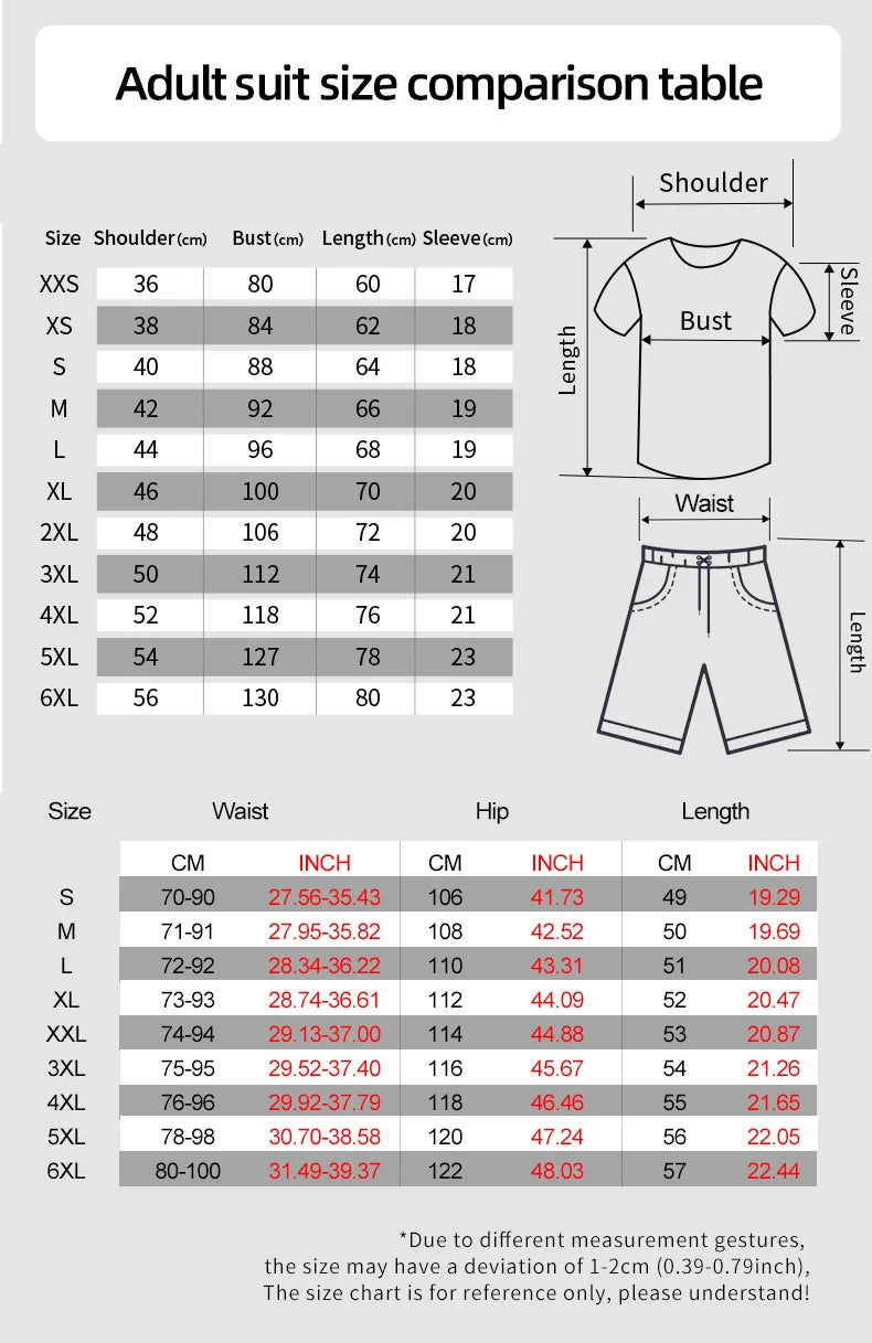 Men’s Matching T-Shirt & Short Set