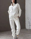 Long Sleeve Zipper Outfits Tracksuit