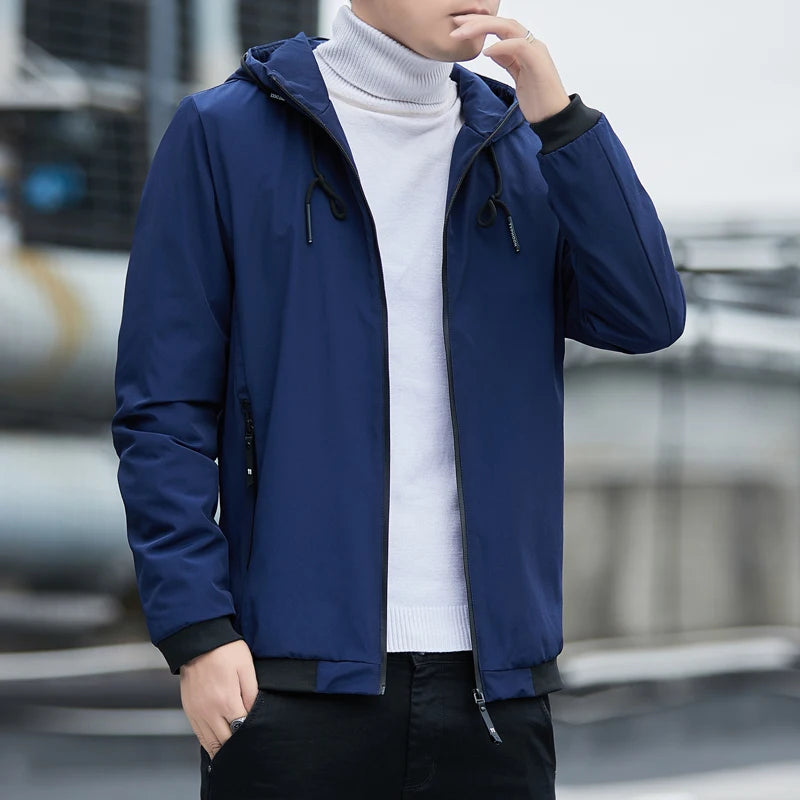 Men's Spring Autumn Hooded Jackets