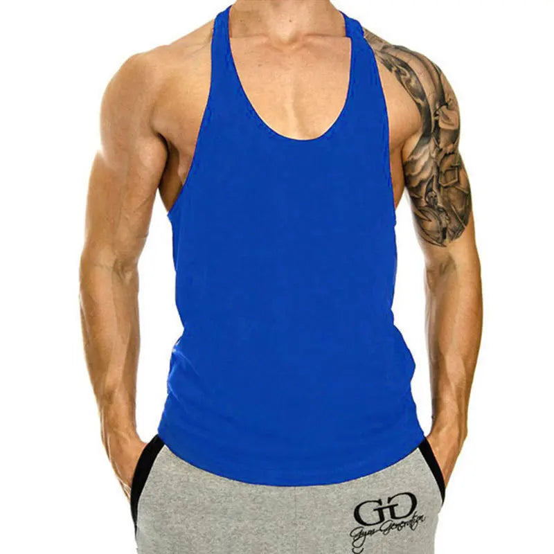 Summer Cotton Sleeveless Shirts Men Tank Top Bodybuilding Shirt Vest Gym t Shirt Sport Tops Singlet Men Clothing Streetwear 3XL