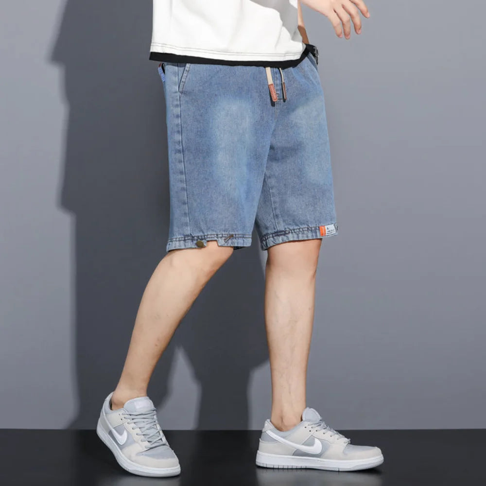 Men's Denim Loose Shorts