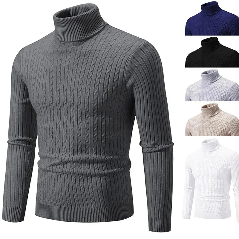Knitted Warm Casual Turtleneck Sweater
