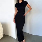 Women Slim Tight Long Maxi Dress