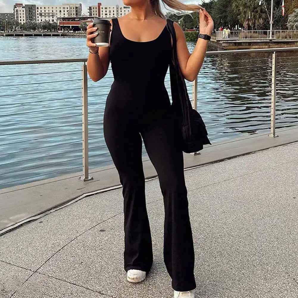 Women Backless Jumpsuit