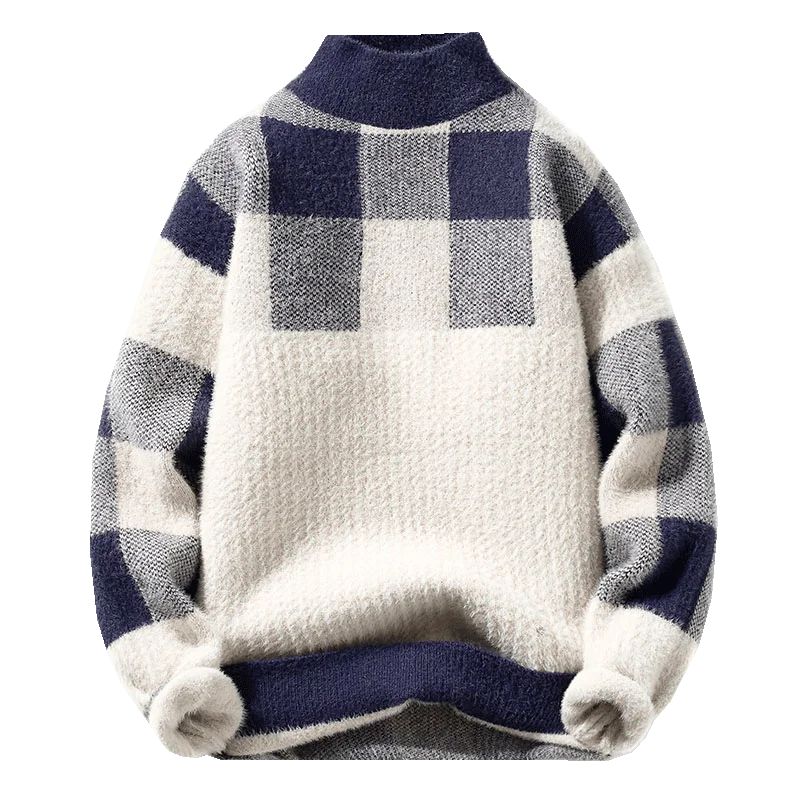 Men's Knitted Turtleneck Sweater