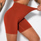 Women's High Waist Ribbed Seamless Active Shorts