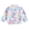 Girls Fleece Floral Print Long Sleeve Pullover Jacket