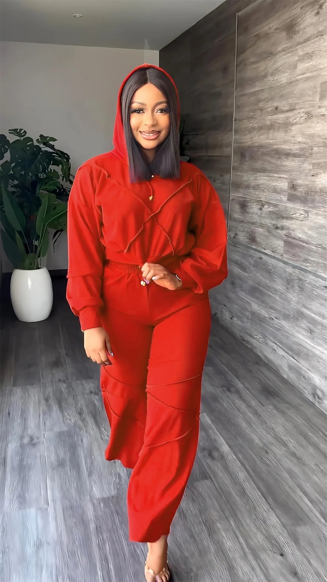 Women Two Piece Hoodie and Trackpant Set