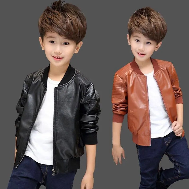 Kid's faux leather Jacket