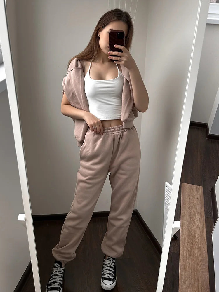 Thick Warm Women's Tracksuit