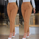 Women Slim Black Formal Pants