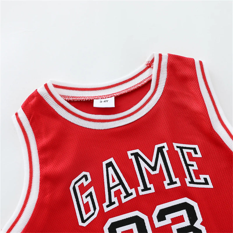 Kids Tank Top Basketball Jersey Sets