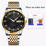 Men Luxury luminous Waterproof Stainless Steel Watch