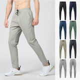 Quick-drying thin sports fitness casual loose slim-fitting running training nine-point cargo pants men