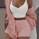 Women's Fluffy Pajamas Sets