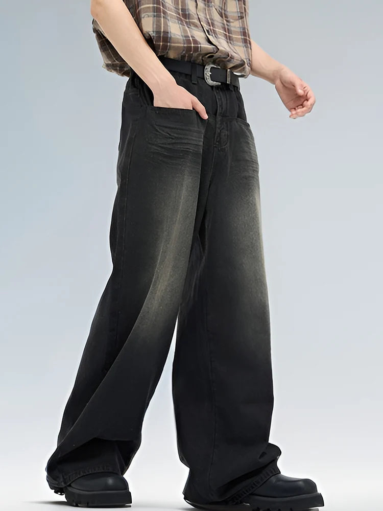 Men's Classic Wide Leg Denim Jean