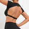 Open Back Crop Top