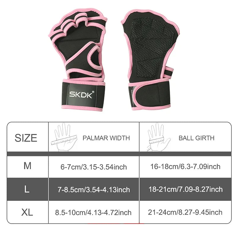 Gym Fitness Gloves With Wrist Wraps