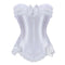 Women's Corset Top Bustier Plus Size Overbust Zipper