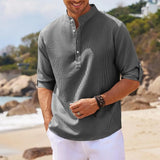 Long Sleeve Cufflinks Men's Shirt